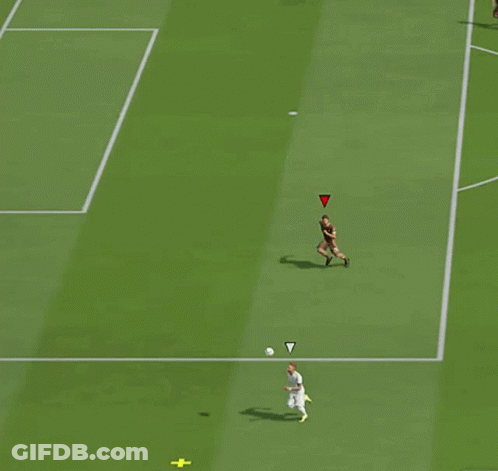 A Soccer Game With The Words What A Save In White GIF