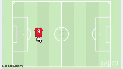 A Soccer Goal With The Word Q00000 Written On It GIF