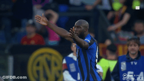 A Soccer Player In A Blue And Black Jersey With The Number 2 On It GIF