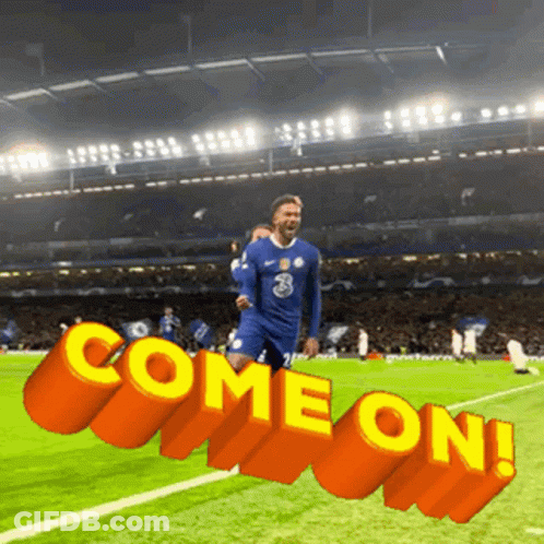 A Soccer Player In A Blue Jersey With The Number 3 On It GIF