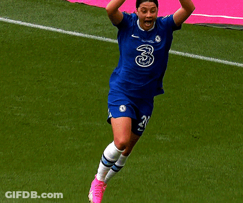 A Soccer Player In A Blue Jersey With The Number 3 On It GIF