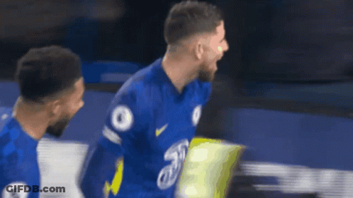 A Soccer Player In A Blue Jersey With The Number 6 On It GIF