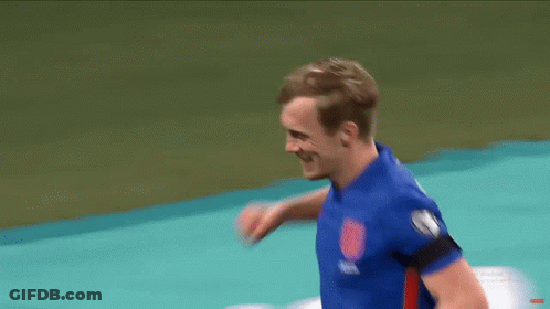 A Soccer Player In A Blue Shirt With The Number 1 On It GIF