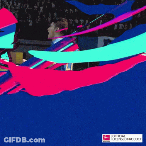 A Soccer Player In A Blue Uniform Is Running On The Field GIF