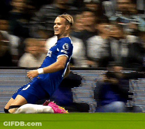 A Soccer Player In A Blue Uniform With The Number 3 On The Back GIF