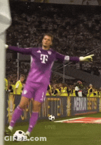 A Soccer Player In A Purple Jersey With Tf On It GIF