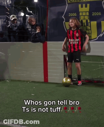 A Soccer Player In A Red And Black Emirates Fly Better Jersey GIF
