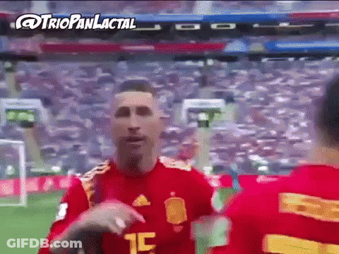 A Soccer Player In A Red Jersey With The Number 15 On It GIF
