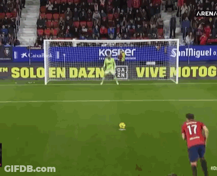 A Soccer Player In A Red Jersey With The Number 17 On It GIF