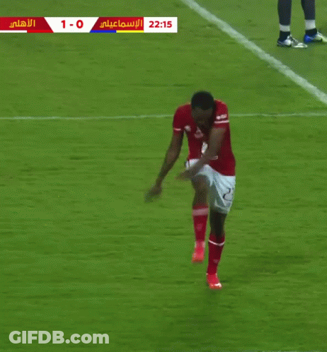A Soccer Player In A Red Shirt With The Number 2 On It GIF