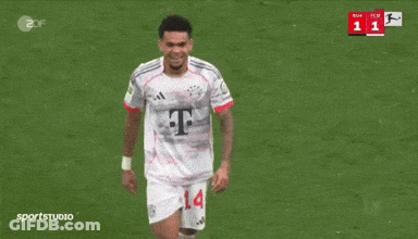 A Soccer Player In A T-Mobile Jersey Celebrates GIF