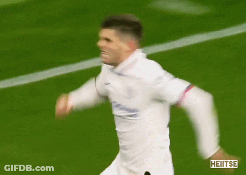 A Soccer Player In A White Shirt With The Word Heitse On The Bottom Right GIF