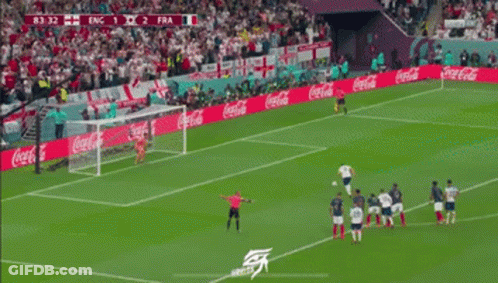 A Soccer Player Is Covering His Face With His Shirt During A Game GIF