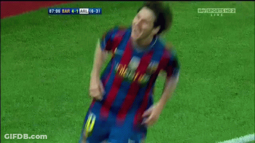 A Soccer Player Is Running On A Field With A Scoreboard That Says Sky Sports Hd 2 Live On It GIF
