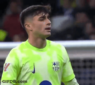 A Soccer Player Is Wearing A Neon Green Shirt With The Number 11 On It GIF
