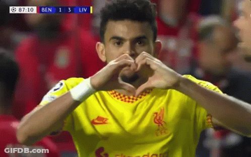 A Soccer Player Making A Heart With His Hands GIF