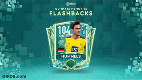 A Soccer Player Named Hummels Is Featured In A Fifa Game GIF