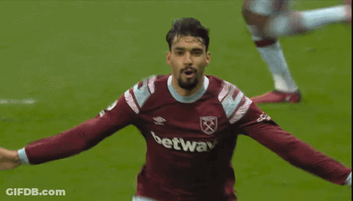 A Soccer Player Wearing A Betway Jersey Holds His Head In His Hands GIF