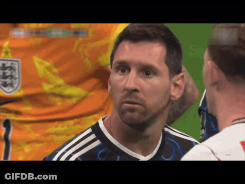 A Soccer Player Wearing A Black And White Adidas Jersey GIF