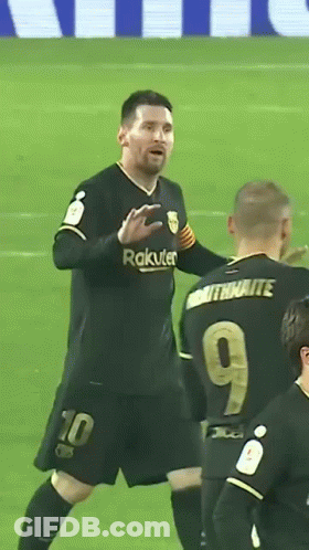 A Soccer Player Wearing A Black Rakuten Jersey GIF