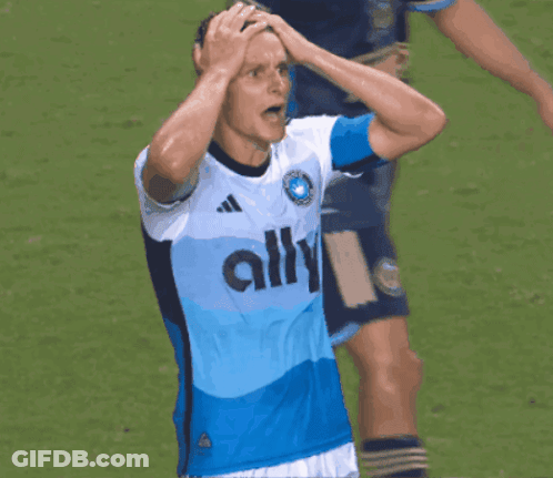 A Soccer Player Wearing A Blue And White Ally Jersey GIF