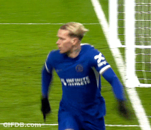 A Soccer Player Wearing A Blue Shirt That Says Infinite Athletes On It GIF