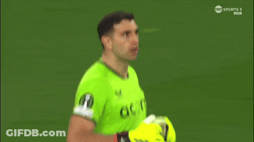 A Soccer Player Wearing A Green Jersey That Says Acrns On It GIF