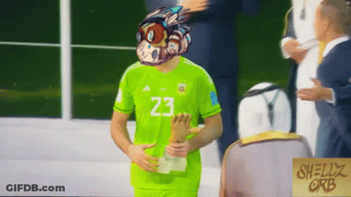 A Soccer Player Wearing A Green Jersey With The Number 23 On It GIF