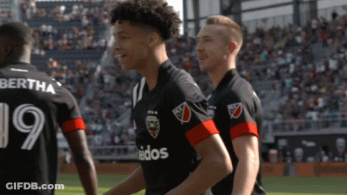 A Soccer Player Wearing A Jersey That Says Adidas On It GIF