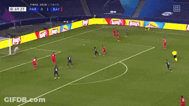 A Soccer Player Wearing A Jersey That Says All Stands On The Field GIF