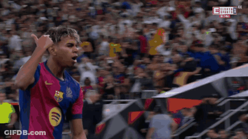A Soccer Player Wearing A Jersey That Says ' E ' On It GIF