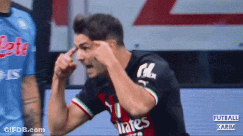 A Soccer Player Wearing A Jersey That Says Emirates GIF