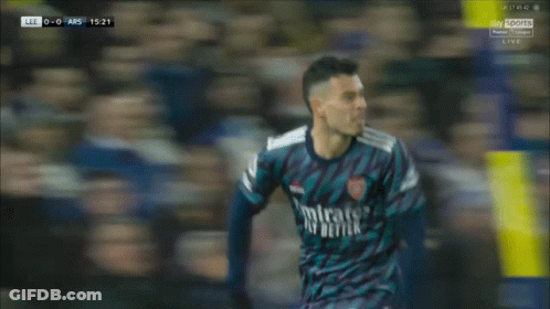 A Soccer Player Wearing A Jersey That Says Fly Better On It GIF