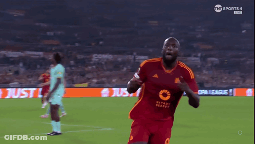A Soccer Player Wearing A Jersey That Says Riva 'S Season GIF