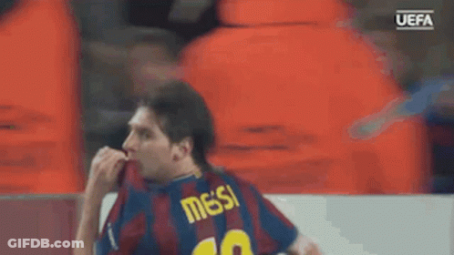 A Soccer Player Wearing A Jersey With The Number 10 On It GIF
