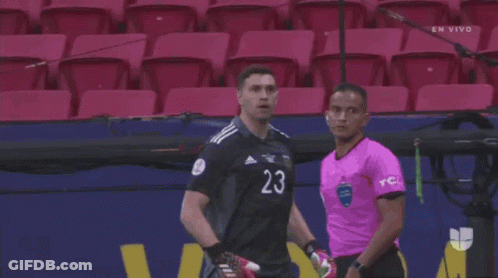A Soccer Player Wearing A Jersey With The Number 23 On It GIF