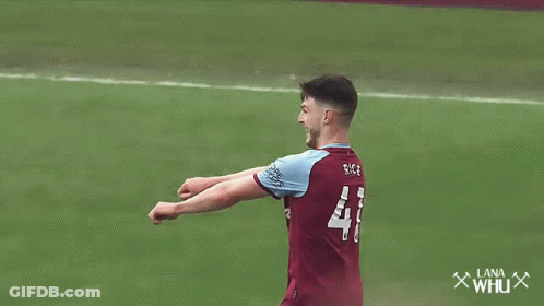 A Soccer Player Wearing A Jersey With The Number 41 On The Back GIF