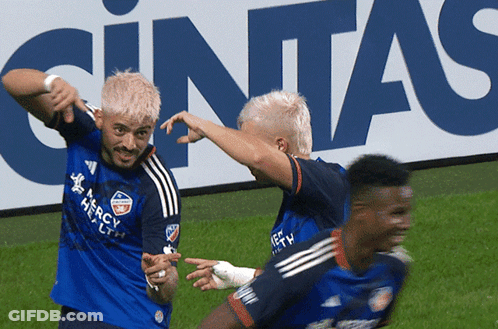 A Soccer Player Wearing A Mercy Health Jersey GIF