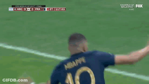 A Soccer Player Wearing A Number 10 Jersey Celebrates GIF