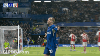 A Soccer Player Wearing A Number 10 Jersey Stands On The Field GIF