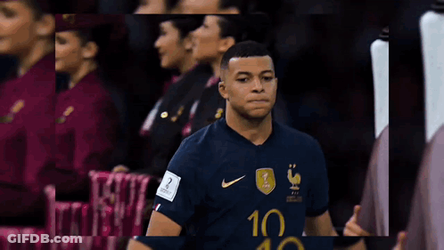 A Soccer Player Wearing A Number 10 Jersey GIF