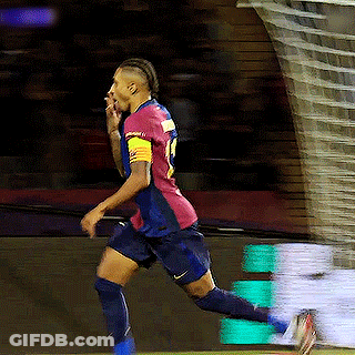 A Soccer Player Wearing A Number 19 Jersey Is Running Towards The Goal GIF