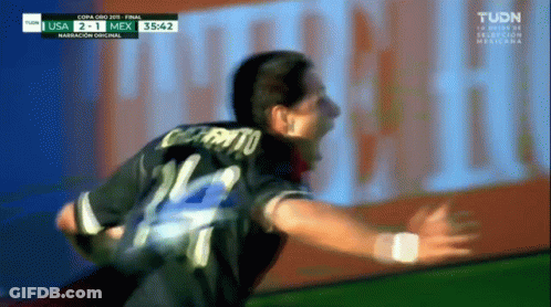 A Soccer Player Wearing A Number 24 Jersey Is Celebrating A Goal GIF