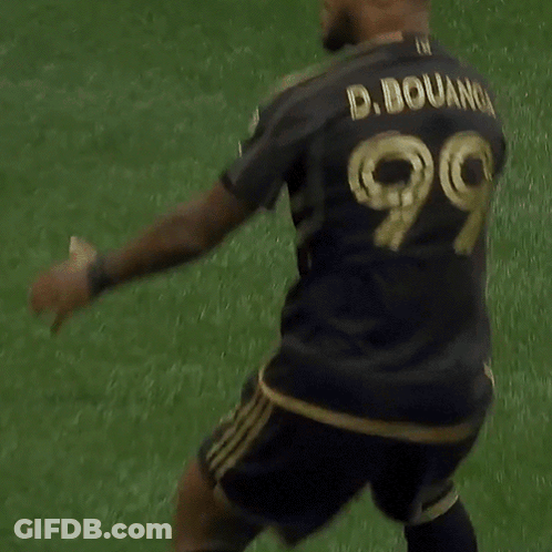 A Soccer Player Wearing A Number 99 Jersey GIF