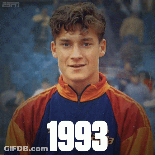 A Soccer Player Wearing A Red Jersey That Says Nuova Tirre GIF