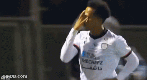 A Soccer Player Wearing A Shirt That Says Rebel The Chefz GIF
