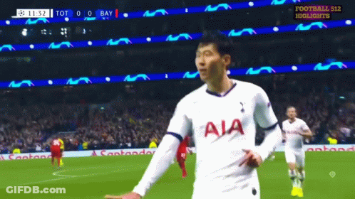 A Soccer Player Wearing A White Aia Jersey GIF