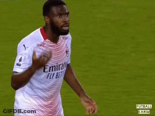 A Soccer Player Wearing A White Emirates Fly Bet Jersey GIF