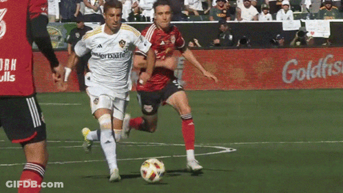 A Soccer Player Wearing A White Jersey That Says Herbalife GIF