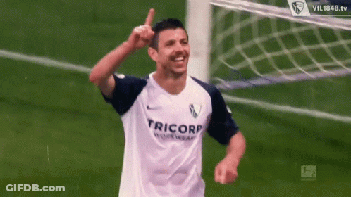 A Soccer Player Wearing A White Jersey That Says Rico On It GIF